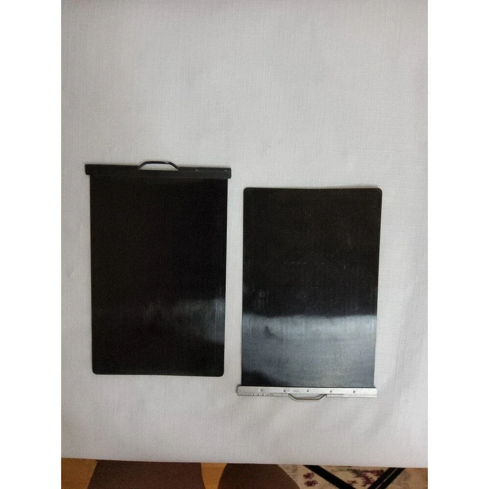 4x5 Darkslides Lot Of 2 Fidelity ? Metal Top 1444 Large Format Film Photography